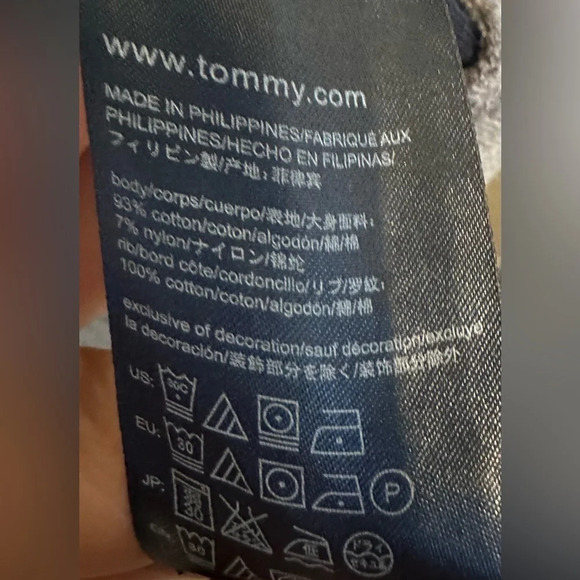 Tommy Hilfiger sweatshirt in gray and navy - Large - Picture 7 of 8